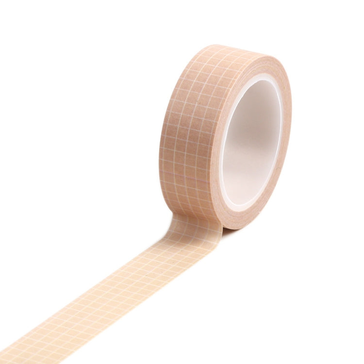 10 PCS Simple Manual Decorative Stickers Plaid Material Tape