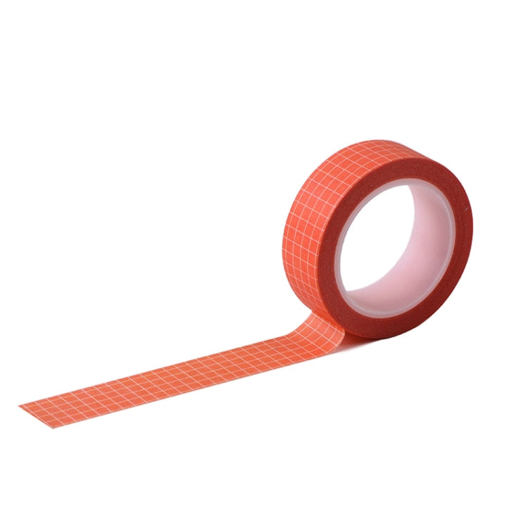 10 PCS Simple Manual Decorative Stickers Plaid Material Tape
