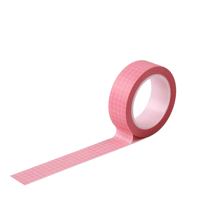 10 PCS Simple Manual Decorative Stickers Plaid Material Tape