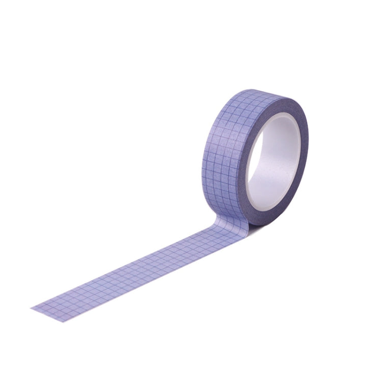 10 PCS Simple Manual Decorative Stickers Plaid Material Tape