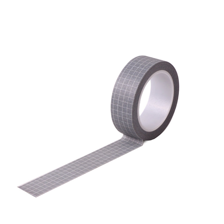10 PCS Simple Manual Decorative Stickers Plaid Material Tape