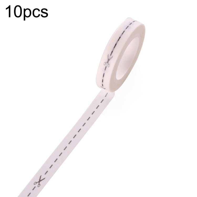 20 Rolls 8mmx10m Paper Tape Hand Ledger Decoration Sticker