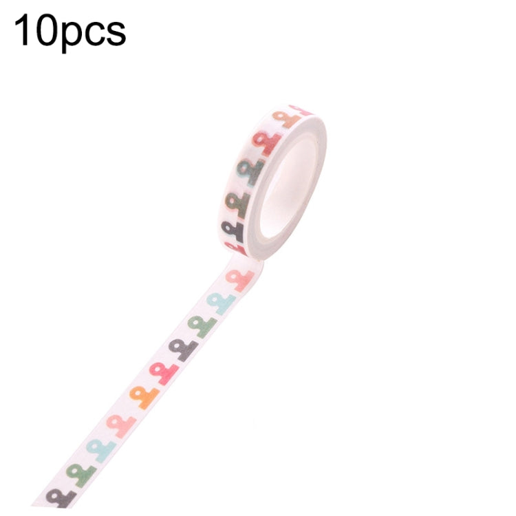 20 Rolls 8mmx10m Paper Tape Hand Ledger Decoration Sticker