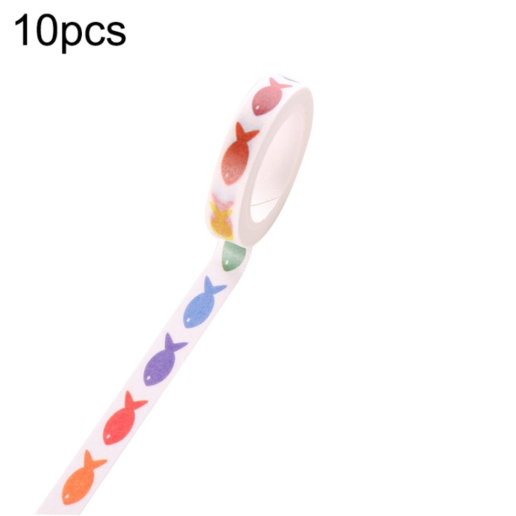 20 Rolls 8mmx10m Paper Tape Hand Ledger Decoration Sticker