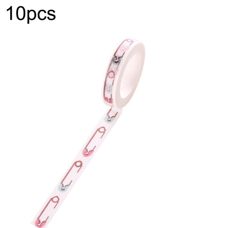20 Rolls 8mmx10m Paper Tape Hand Ledger Decoration Sticker