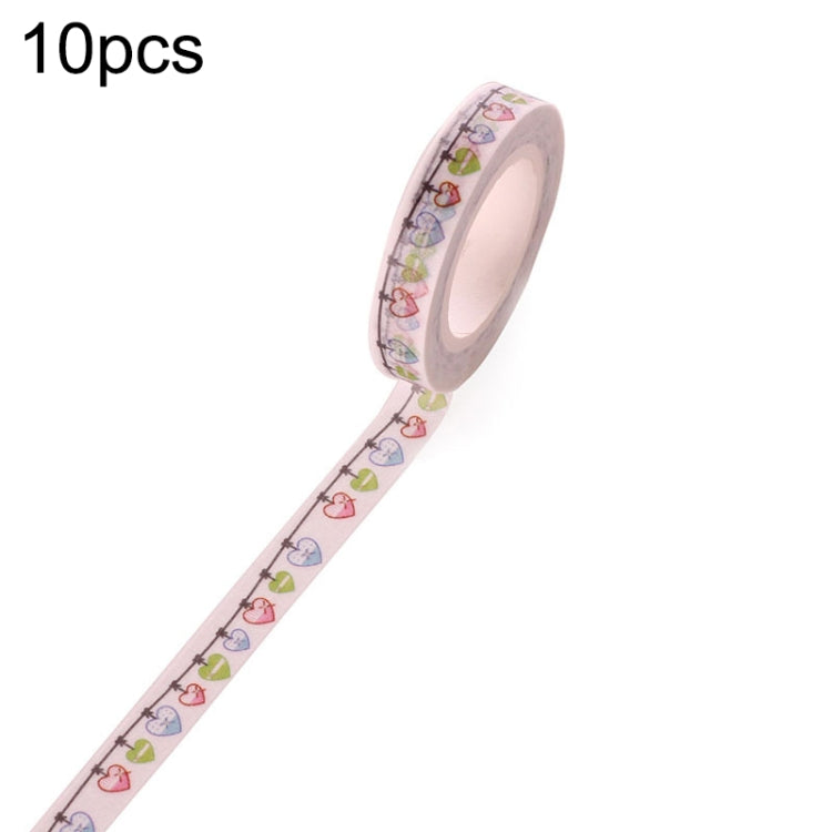 20 Rolls 8mmx10m Paper Tape Hand Ledger Decoration Sticker