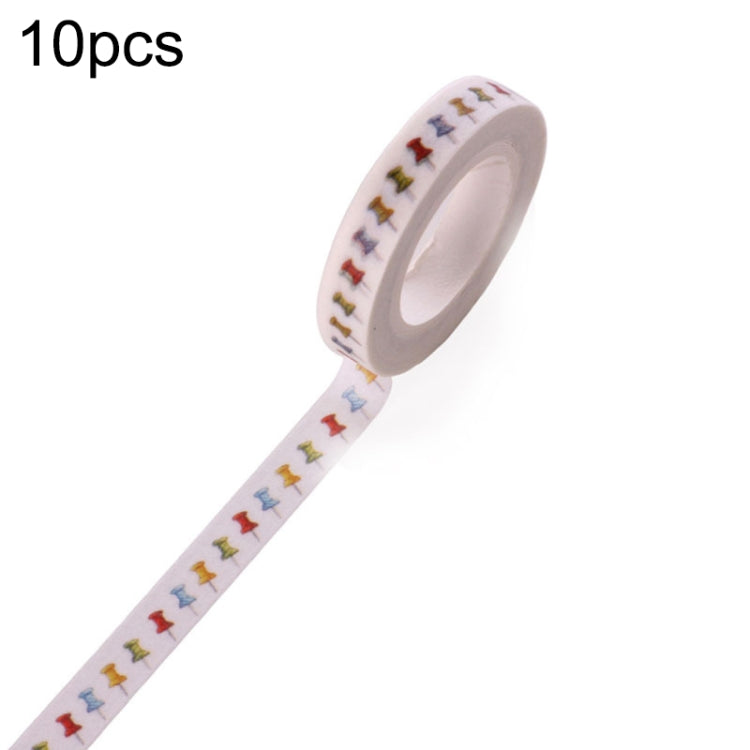 20 Rolls 8mmx10m Paper Tape Hand Ledger Decoration Sticker