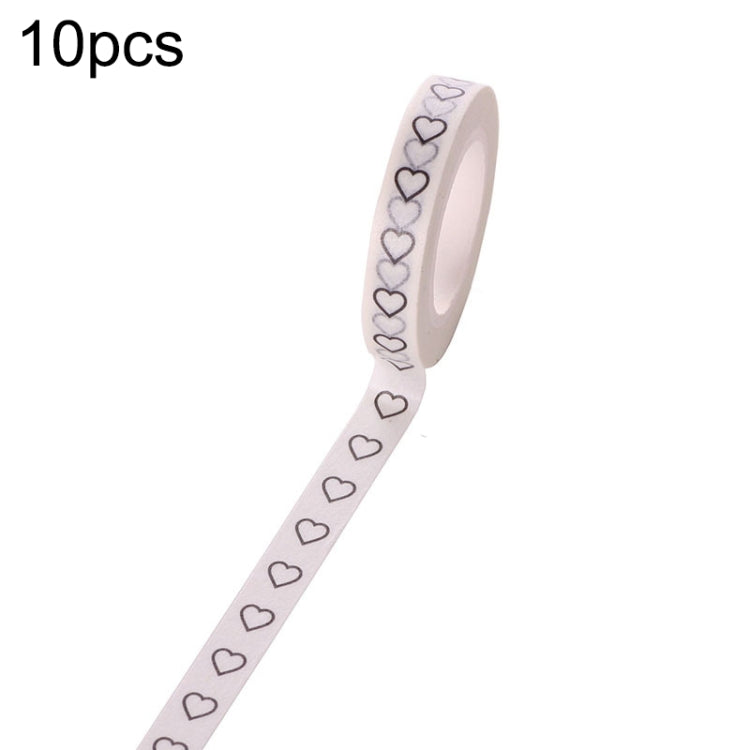 20 Rolls 8mmx10m Paper Tape Hand Ledger Decoration Sticker