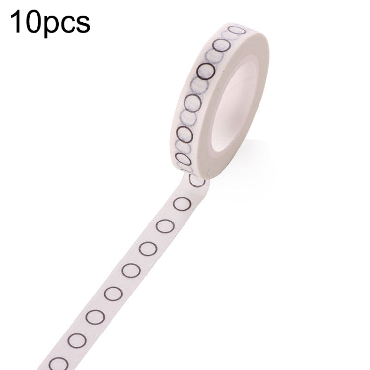 20 Rolls 8mmx10m Paper Tape Hand Ledger Decoration Sticker