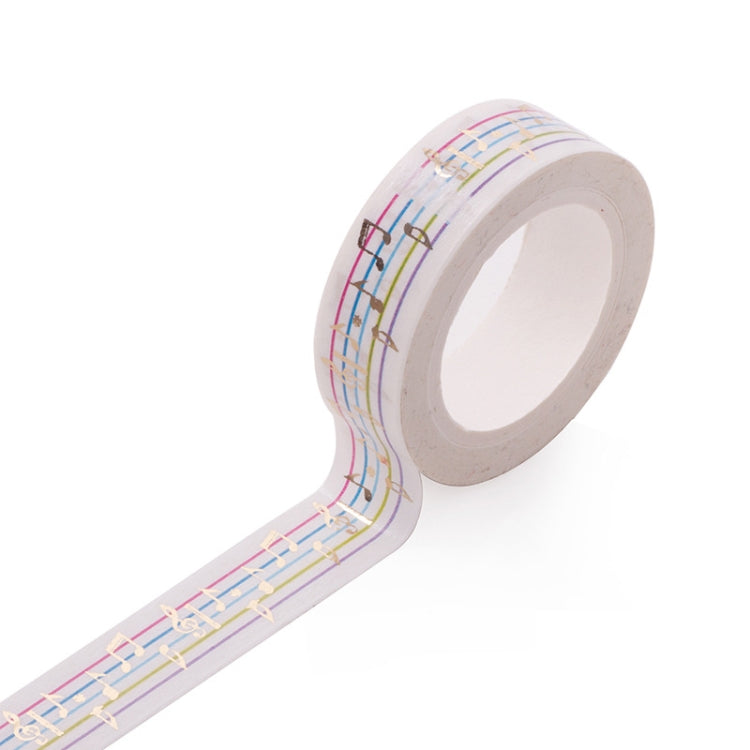 6 Rolls Bronzing Paper Tape Decorative Album Paper Hand Torn Stickers