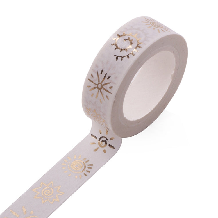 6 Rolls Bronzing Paper Tape Decorative Album Paper Hand Torn Stickers
