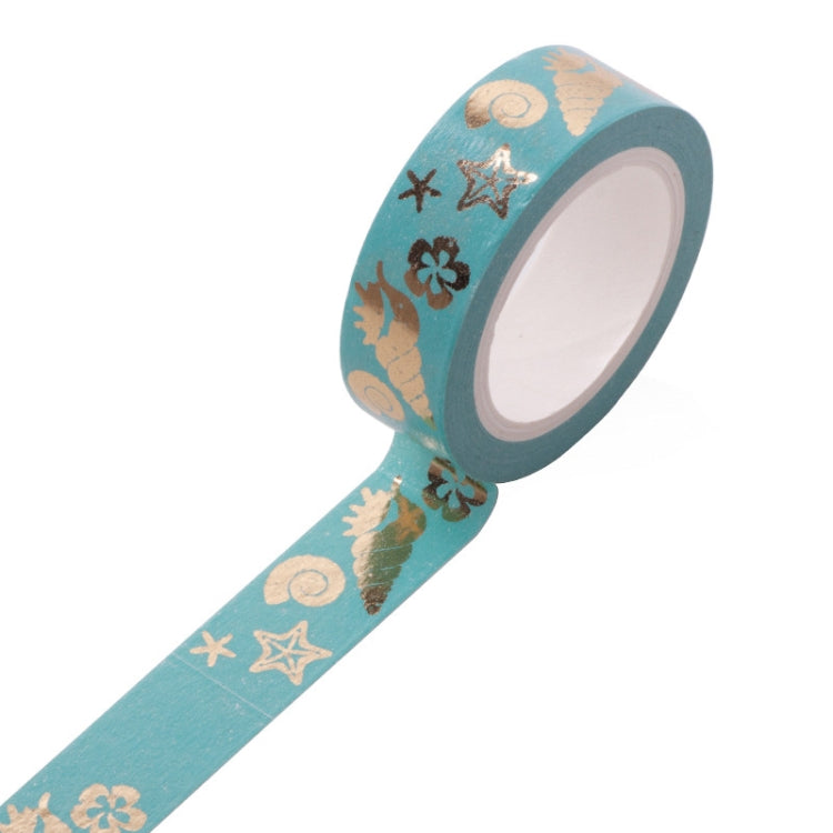 6 Rolls Bronzing Paper Tape Decorative Album Paper Hand Torn Stickers