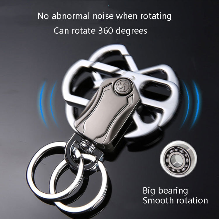 2 PCS Car Keychain Men Ladies Waist Hanging Personal Key Ring