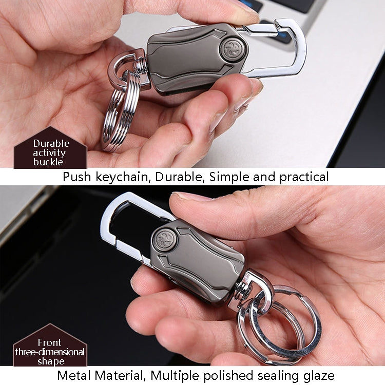 2 PCS Car Keychain Men Ladies Waist Hanging Personal Key Ring