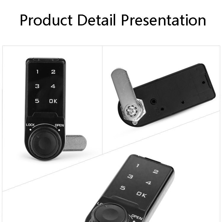 Open Hole Steel Cabinet File Cabinet Electronic Lock  Drawer Mailbox Gym Cabinet Door Password Lock Specification: 30mm