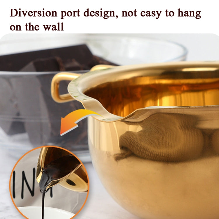 Cheese Butter Chocolate Stainless Steel Melting Bowl, Colour: Magic Colorful