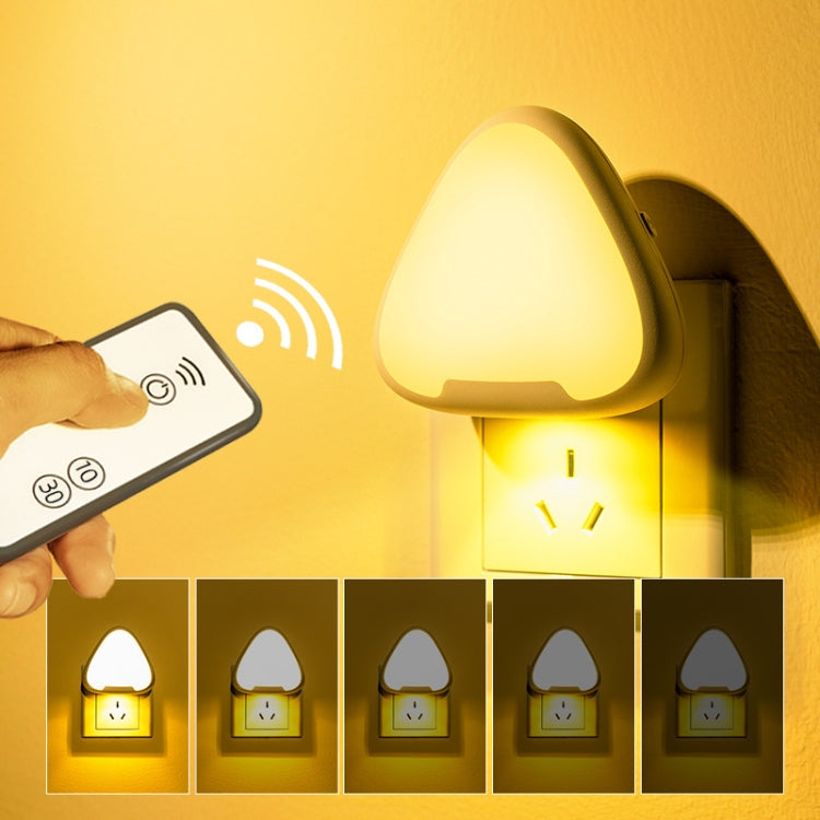 Bedroom Bedside Remote Control LED Night Light Eye Protection With Time Sleep Plug-in Light US Plug