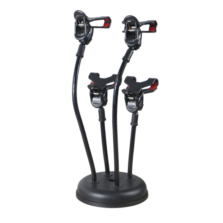 LX-03 Phone Selfie Beauty Live Support LED Fill Light Desktop Multi-Camera Photo Photography Support, Specification: Four-bit