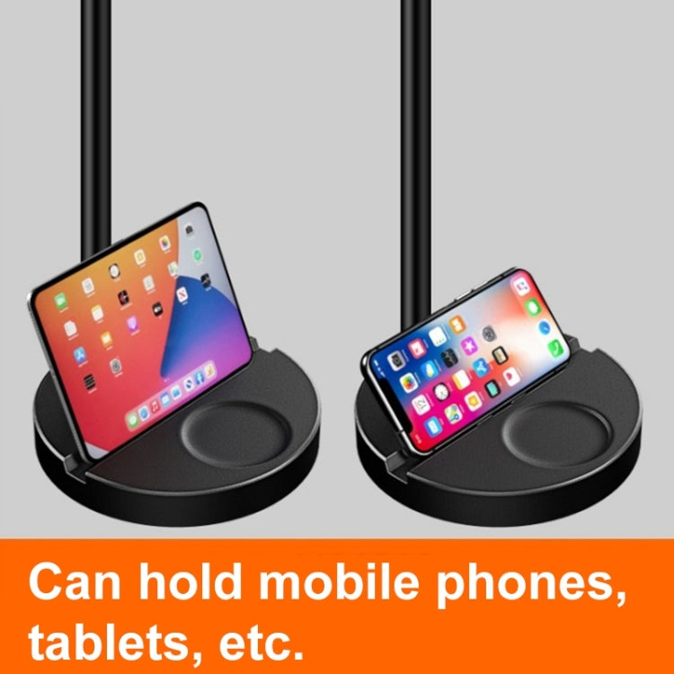 Phone Live Support LED Fill Light Video Recording Desktop Still Life Painting And Calligraphy Food Overhead Photography Support, Specification: 55CM Bracket + Phone Clip