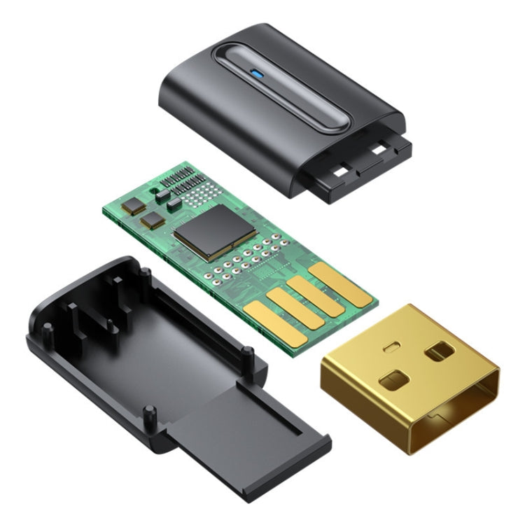B12 Bluetooth 5.0 USB Bluetooth Adapter Bluetooth Audio Transmitter Supports Voice Calls