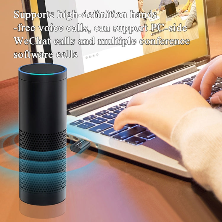 B12 Bluetooth 5.0 USB Bluetooth Adapter Bluetooth Audio Transmitter Supports Voice Calls