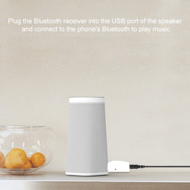 2 PCS BT101 USB Dual Output Bluetooth 5.0 Wireless Audio Receiver Adapter