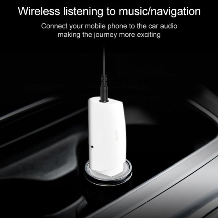 2 PCS BT101 USB Dual Output Bluetooth 5.0 Wireless Audio Receiver Adapter