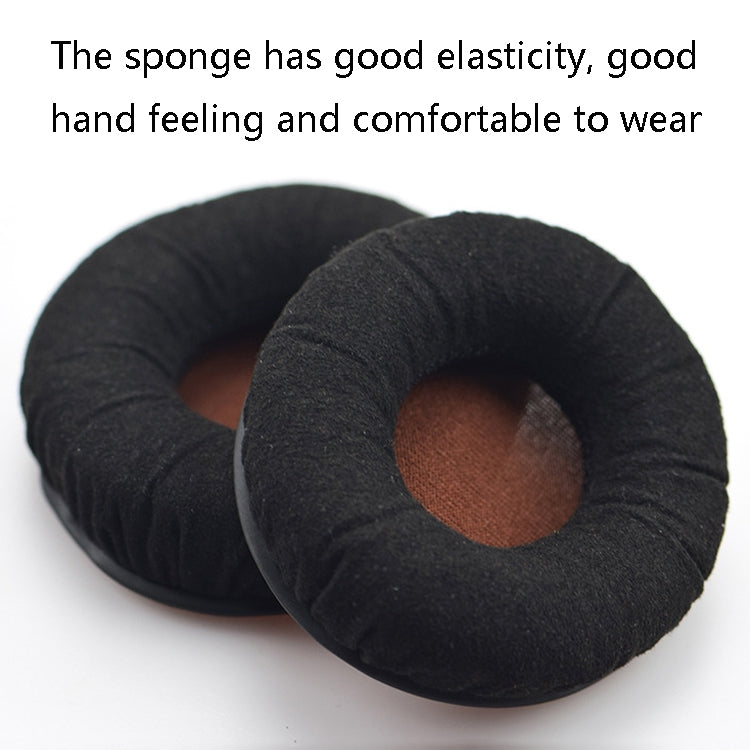1 Pairs 001 Headphone Protective Sleeve Headphone Earmuffs For Sennheiser, Colour: Black Flannel