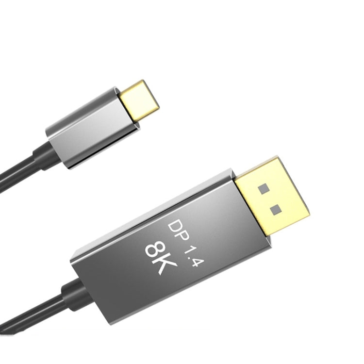 1m 8K USB-C / Type-C To DisplayPort1.4  Adapter Connect Cable