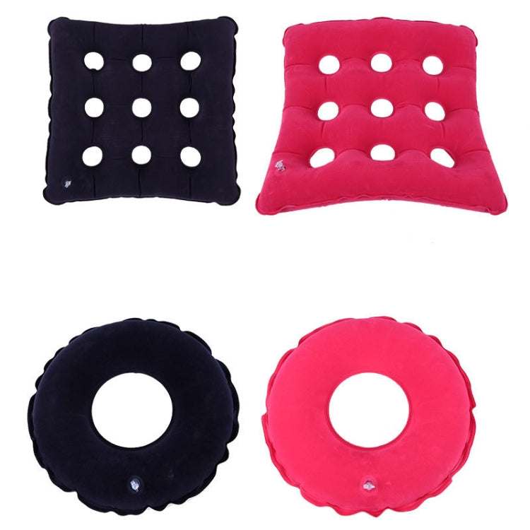 2 PCS Anti-Decubitus Inflatable Cushion For Pregnant Women And Elderly Health Care Cushion,Style: Round Blue