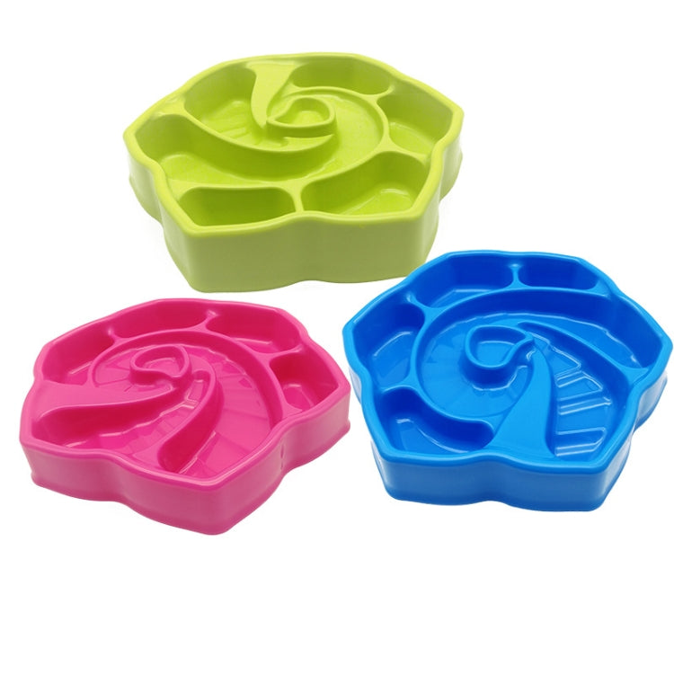 2 PCS Pet Conch-Shaped Slow Food Bowl Choking-Proof Food Box For Dogs & Cats Random Colour Delivery