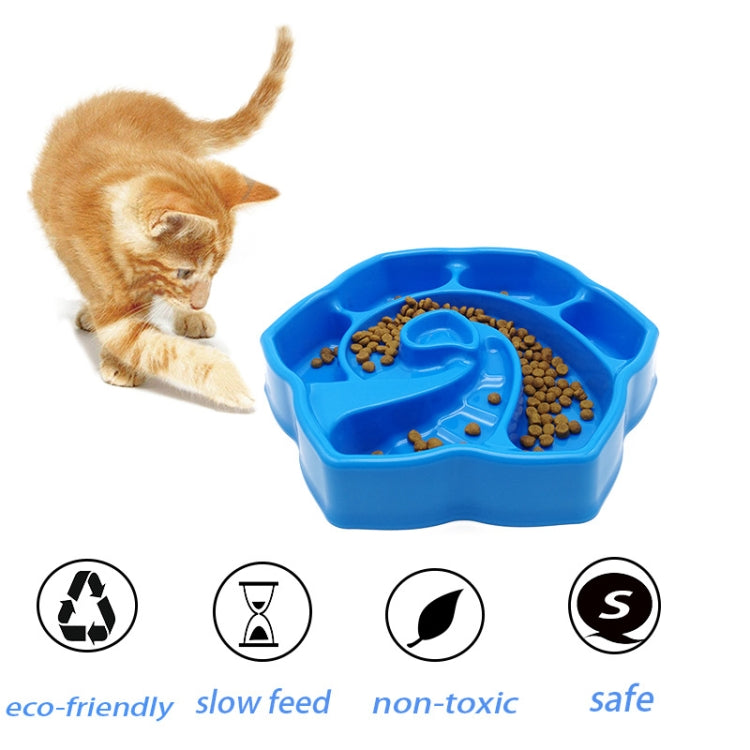 2 PCS Pet Conch-Shaped Slow Food Bowl Choking-Proof Food Box For Dogs & Cats Random Colour Delivery