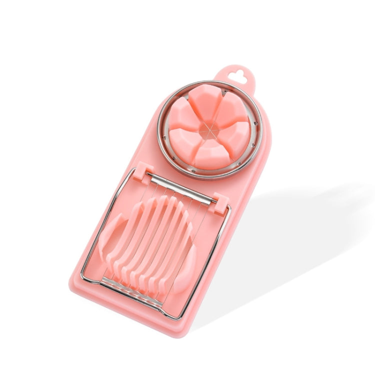 6 PCS Multifunctional Egg Cutter Kitchen Tool Stainless Steel Fancy Egg Cutter