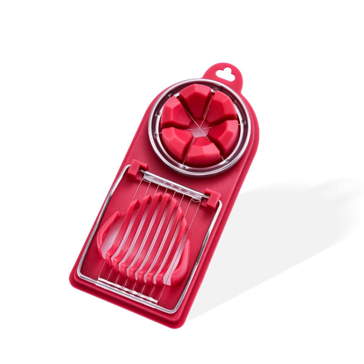 6 PCS Multifunctional Egg Cutter Kitchen Tool Stainless Steel Fancy Egg Cutter