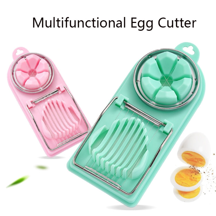 6 PCS Multifunctional Egg Cutter Kitchen Tool Stainless Steel Fancy Egg Cutter