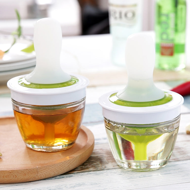 2 PCS G095 Silicone Oil Bottle BBQ Baking Brush