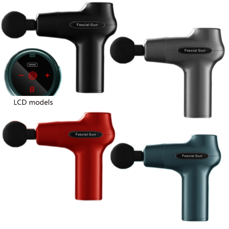 Mini Portable Massage Stick Fascia Instrument, Specification: Submarine Red LCD Key(Handbag)
