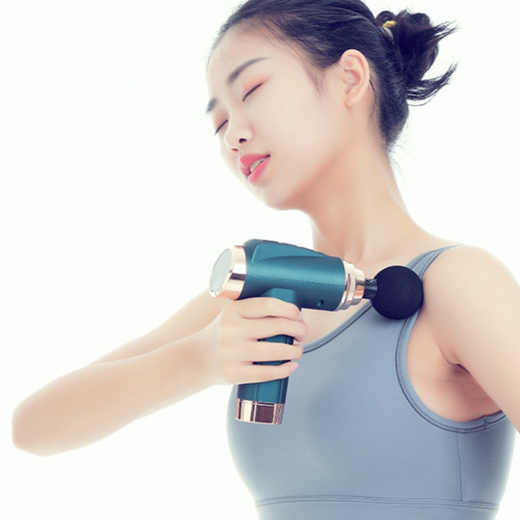 Mini Portable Massage Stick Fascia Instrument, Specification: Shark Red(Handbag)