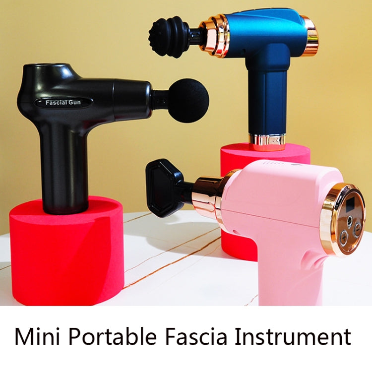 Mini Portable Massage Stick Fascia Instrument, Specification: Shark Green(Handbag)