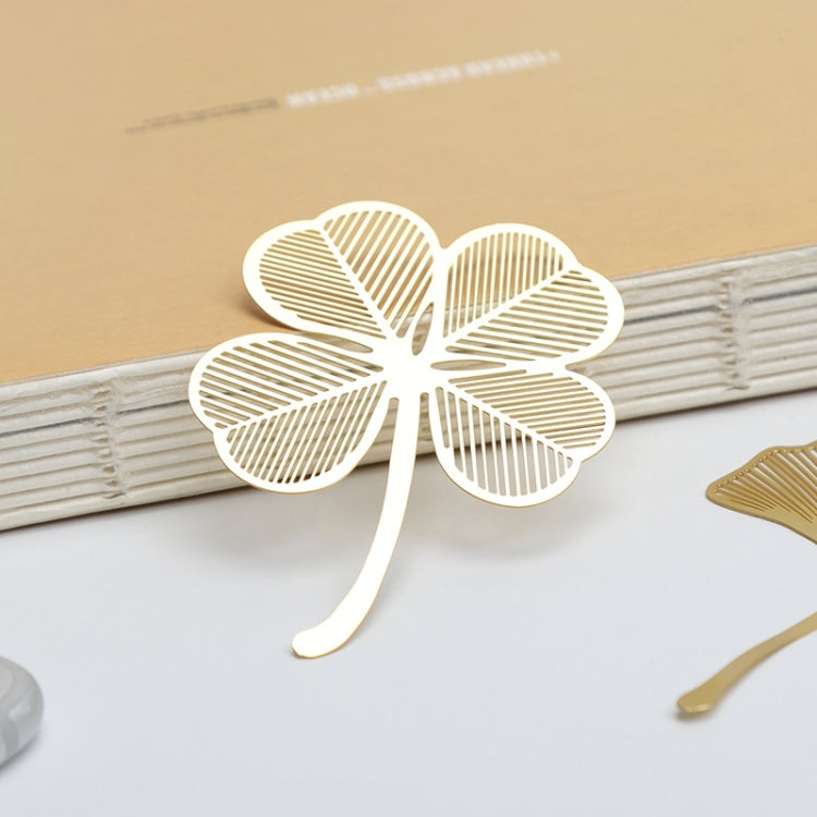 5 PCS Copper Metal Hollow Bookmarks Style Random Delivery