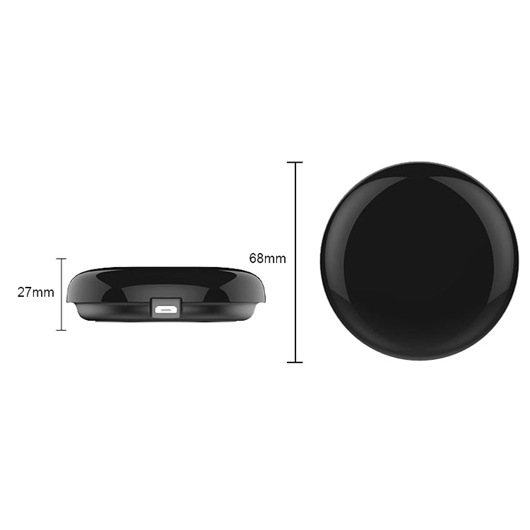 Tuya APP Intelligent Round Remote Control Infrared + WiFi Smart Mail Speaker Flight Control