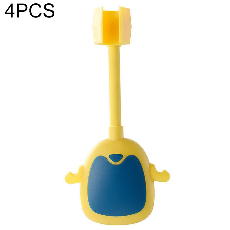 4 PCS Y0021 Universal Adjustment Multi-Function Punch-Free Shower Bracket