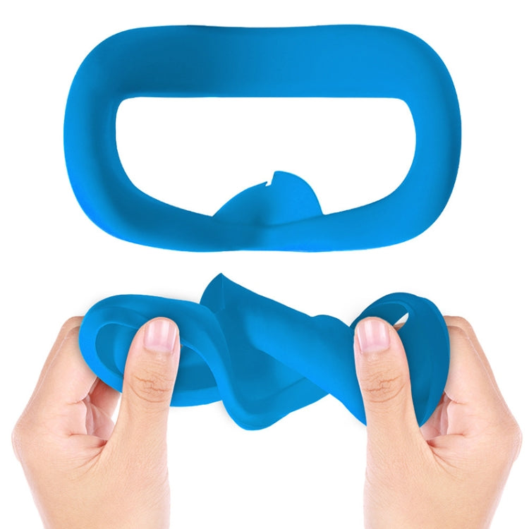 2 PCS GS0090 Eye Mask Face Mask Shading Anti-Sweat Silicone Protective Cover For Oculus Quest2