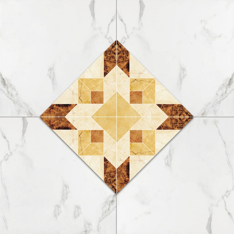 3 Sets Self-Adhesive Floor Waterproof Wear Angle Stickers Living Room Bathroom Floor Brick Decoration Stickers, Specification: Standard Matte