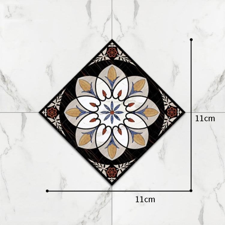3 Sets Self-Adhesive Floor Waterproof Wear Angle Stickers Living Room Bathroom Floor Brick Decoration Stickers, Specification: Standard Matte