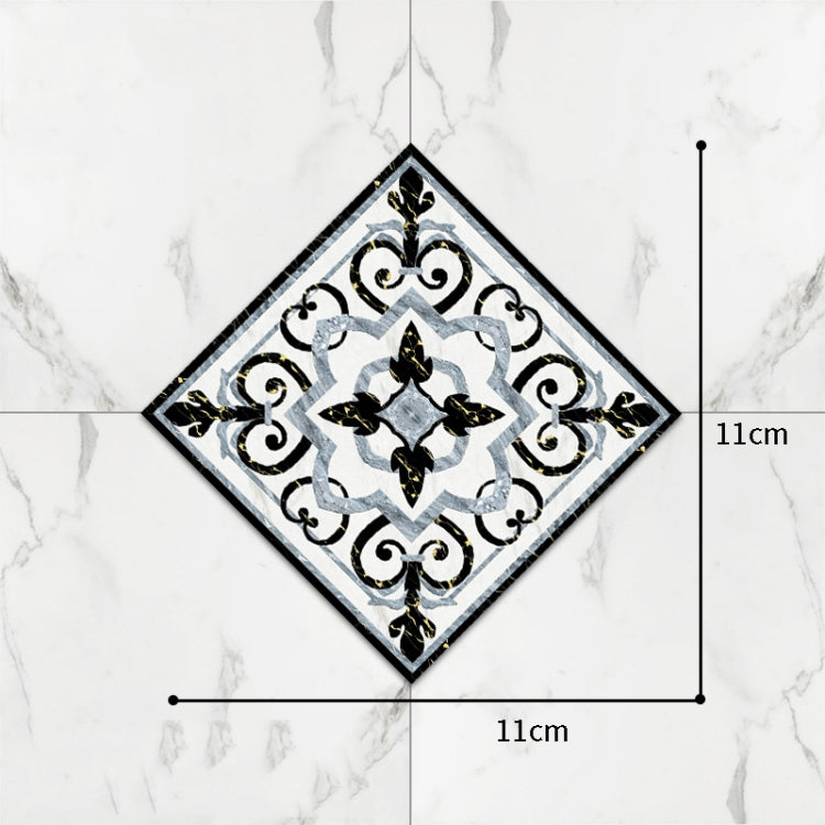3 Sets Self-Adhesive Floor Waterproof Wear Angle Stickers Living Room Bathroom Floor Brick Decoration Stickers, Specification: Standard Matte