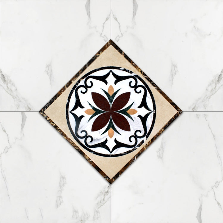 3 Sets Self-Adhesive Floor Waterproof Wear Angle Stickers Living Room Bathroom Floor Brick Decoration Stickers, Specification: Standard Matte