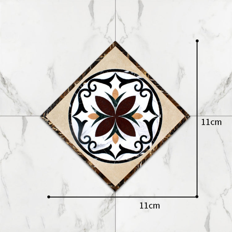 3 Sets Self-Adhesive Floor Waterproof Wear Angle Stickers Living Room Bathroom Floor Brick Decoration Stickers, Specification: Standard Matte