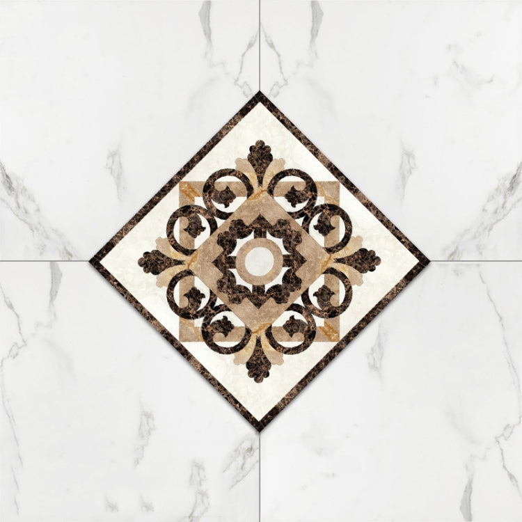 3 Sets Self-Adhesive Floor Waterproof Wear Angle Stickers Living Room Bathroom Floor Brick Decoration Stickers, Specification: Standard Matte