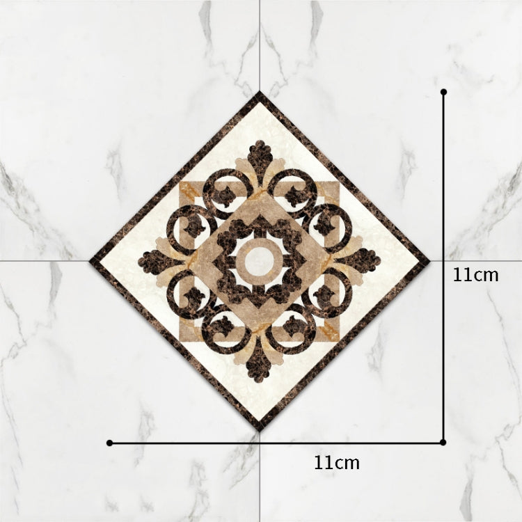 3 Sets Self-Adhesive Floor Waterproof Wear Angle Stickers Living Room Bathroom Floor Brick Decoration Stickers, Specification: Standard Matte